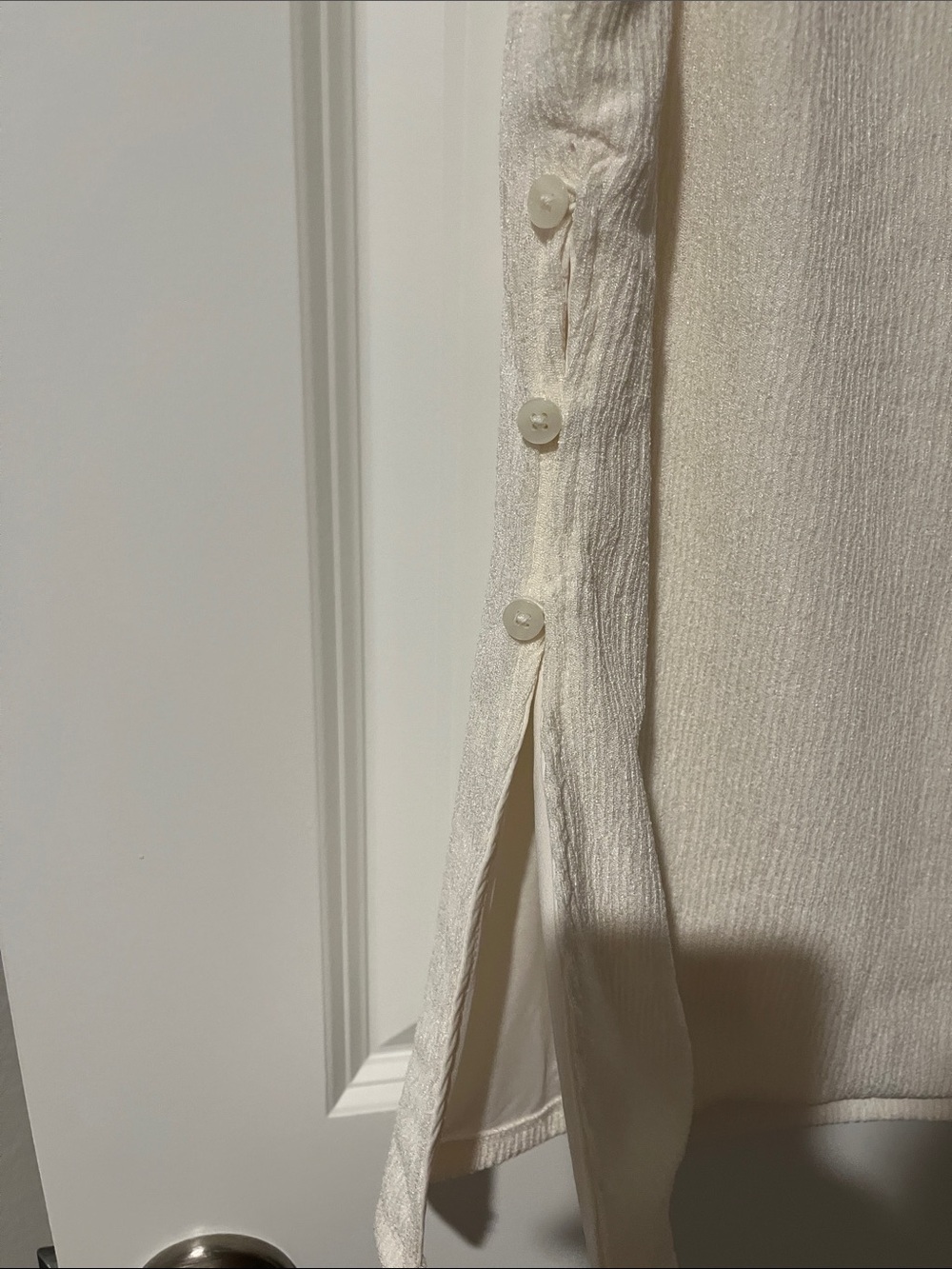 Banana Republic Cream Ribbed High-Neck Tank - Picture 4 of 4